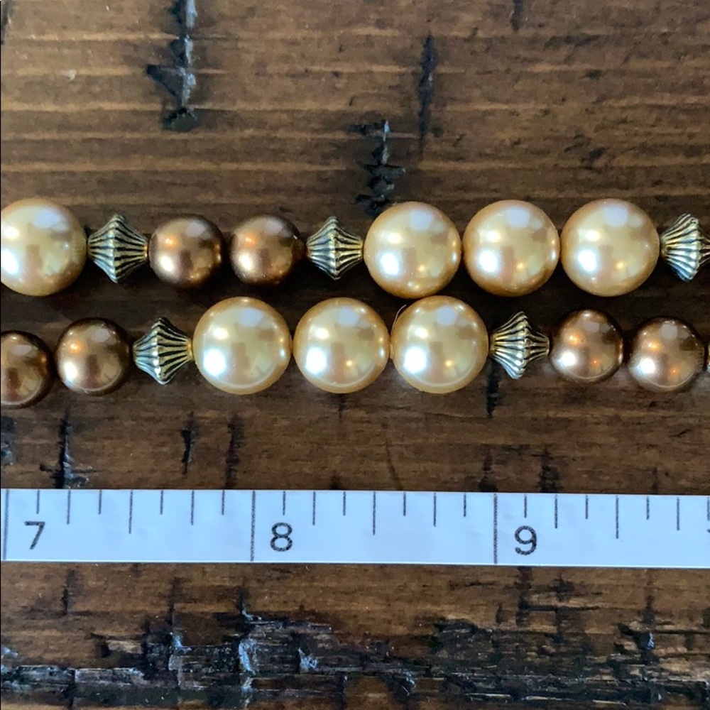 Beaded faux Pearl Necklace - Picture 6 of 6